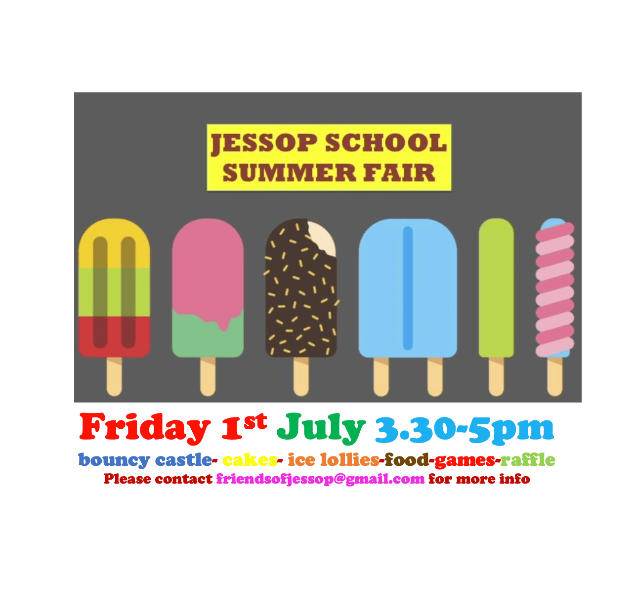 Summer Fair 1st July Jessop Primary